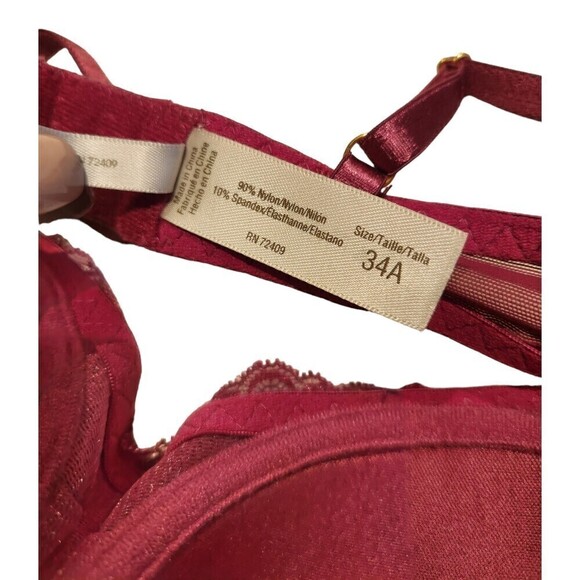 NWT Sophie b. Plum Lace Bra & Thong Set, S - Picture 5 of 8